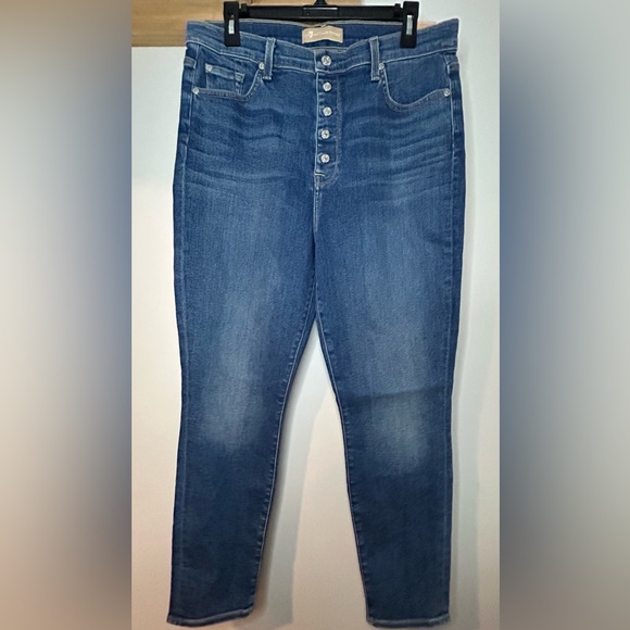 7 For All Mankind Denim - NWT 7 FOR ALL MANKIND LUXE VINTAGE HIGH WAIST ANKLE SKINNY SIZE 32